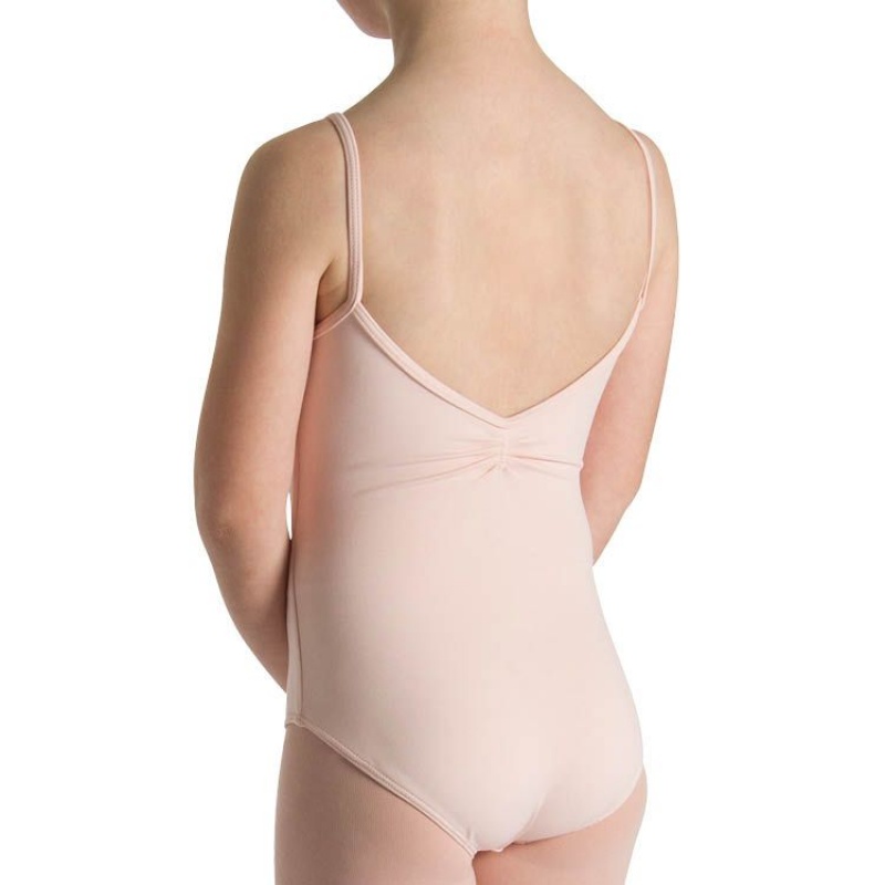 Bloch Teresa Pinch Front And Back Leotarder Barn Ljusrosa | SSENY96928