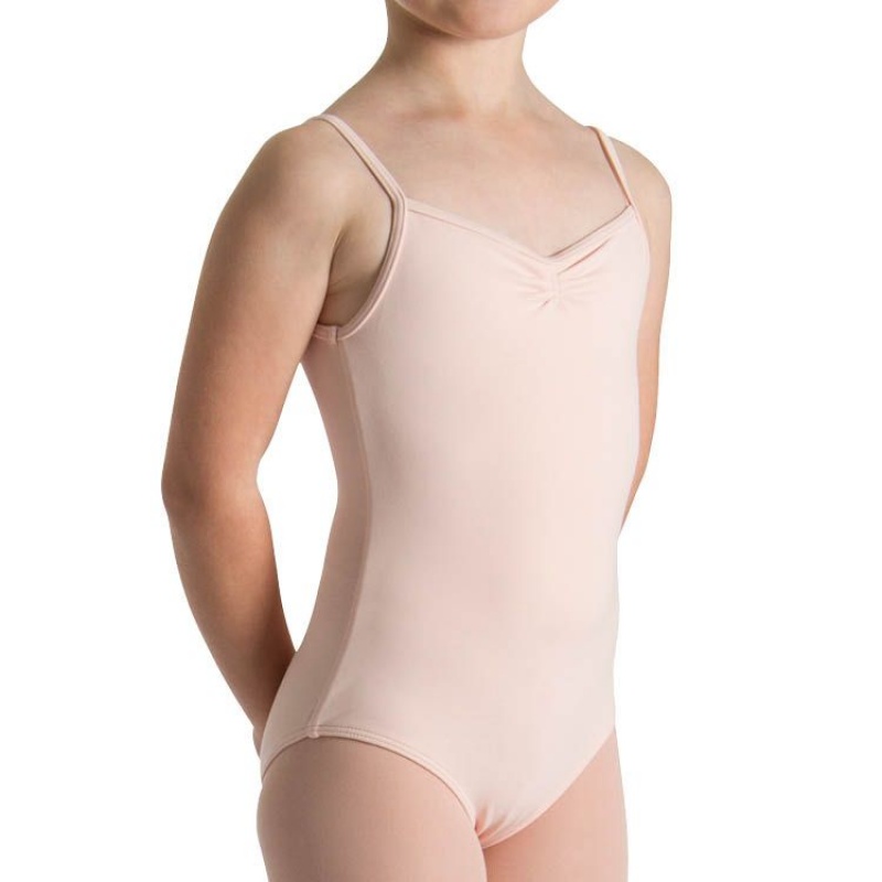 Bloch Teresa Pinch Front And Back Leotarder Barn Ljusrosa | SSENY96928