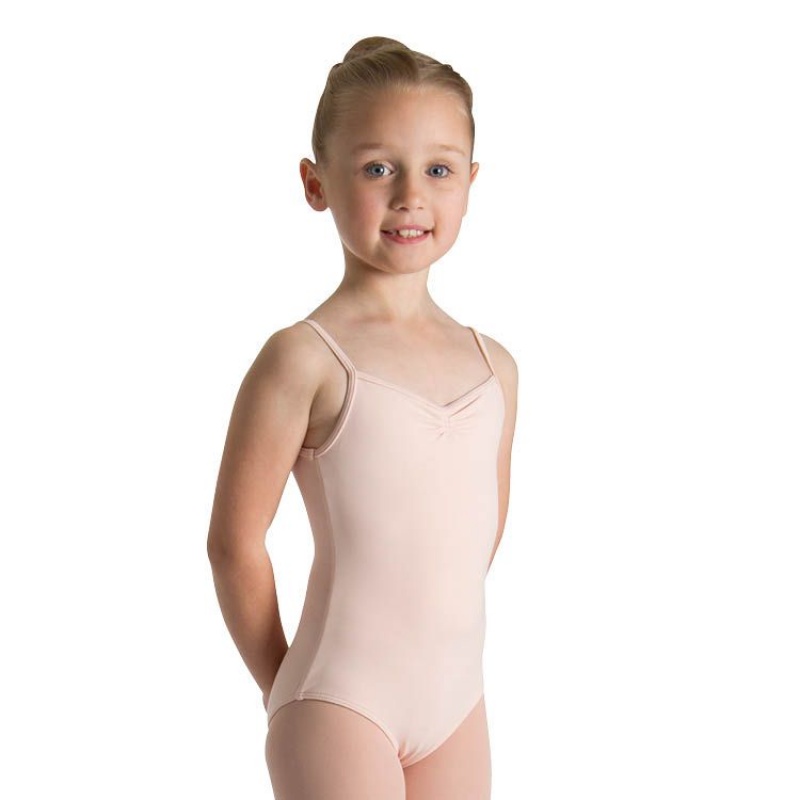 Bloch Teresa Pinch Front And Back Leotarder Barn Ljusrosa | SSENY96928