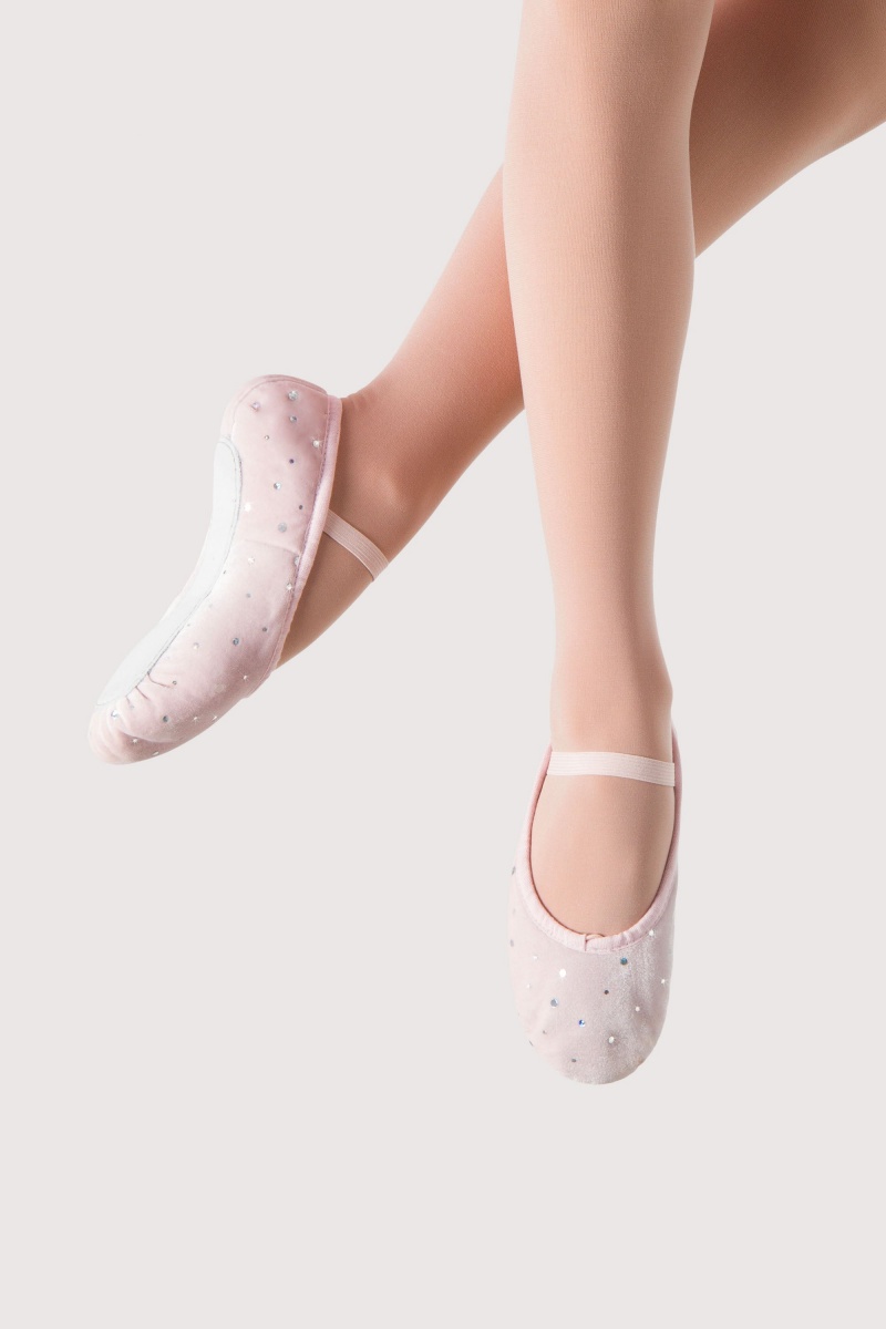 Bloch Velvet Bunny Hop Girlss Ballerinas Barn Rosa | SEZPD67716